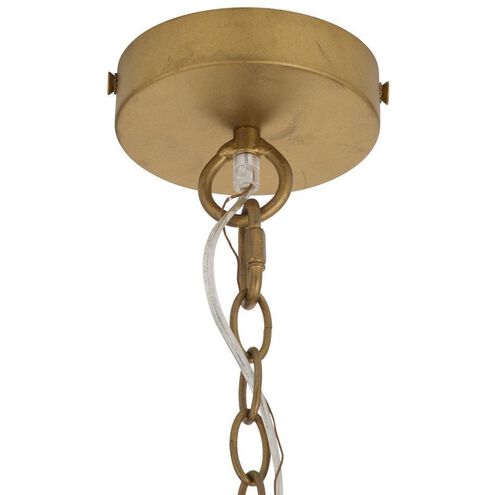 Bilal 40 inch Eucalyptus Coconut Shell Chandelier Ceiling Light