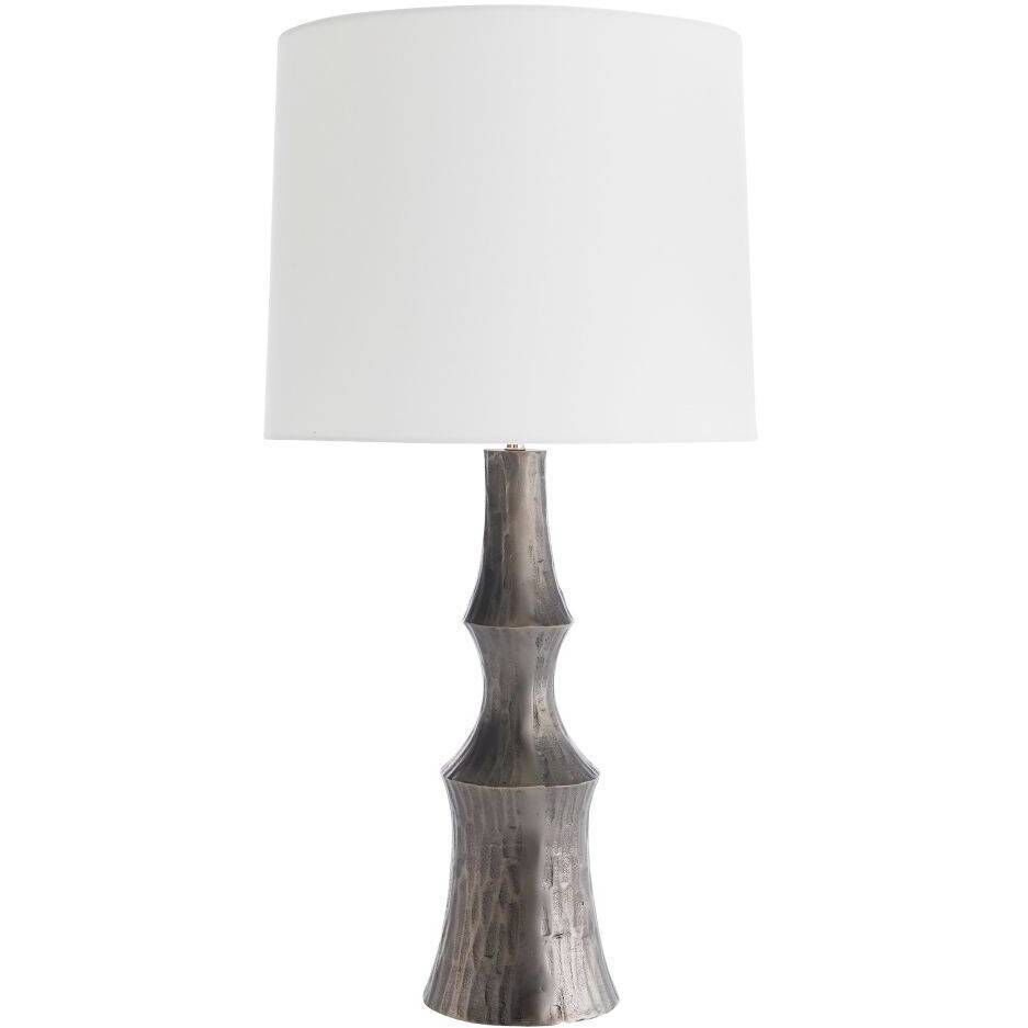 Grainger 30 inch 150.00 watt Graphite and Polished Nickel Lamp Portable Light