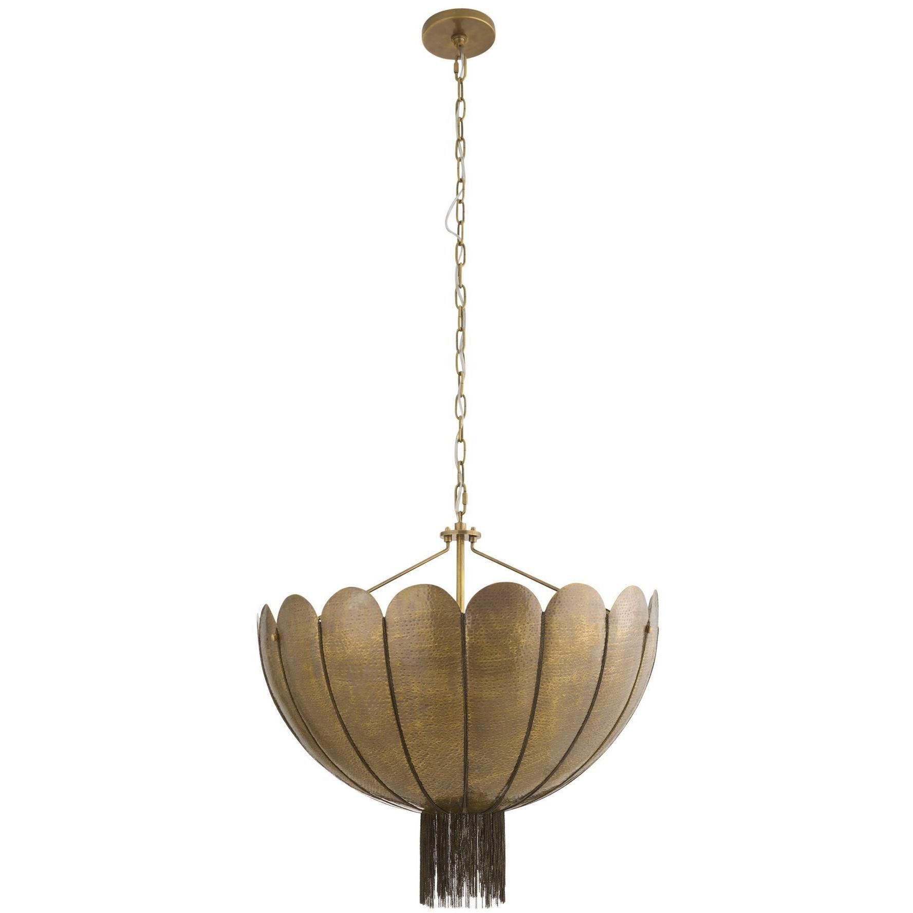 Inaya 3 Light 30 inch Antique Brass Chandelier Ceiling Light