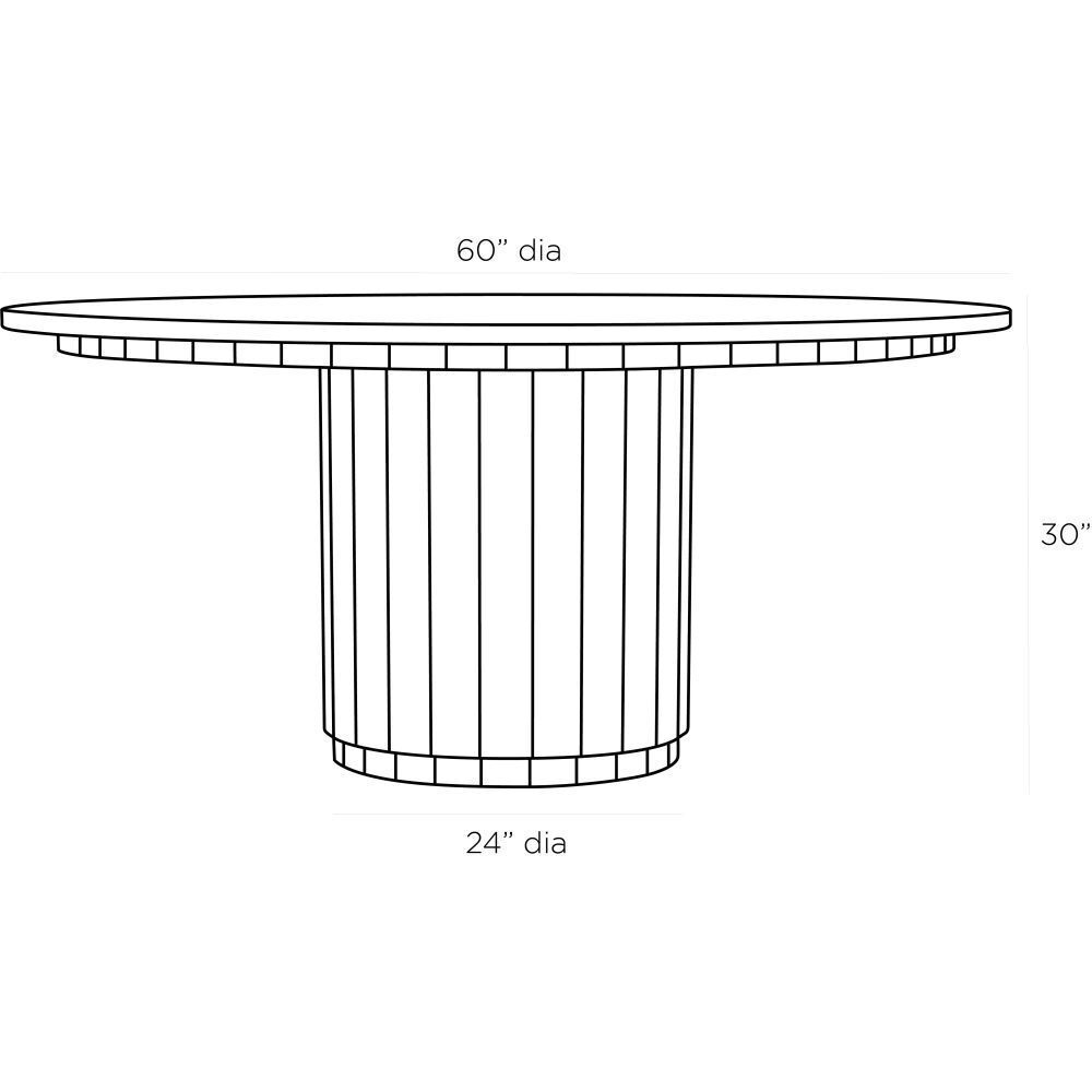 Reid Ebony Dining Table
