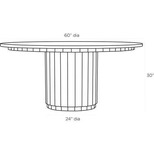 Reid Ebony Dining Table