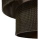 Hecche 6 Light 35 inch Carbon and Bronze Chandelier Ceiling Light