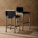 Burdock 36.5 inch Black Counter Stool