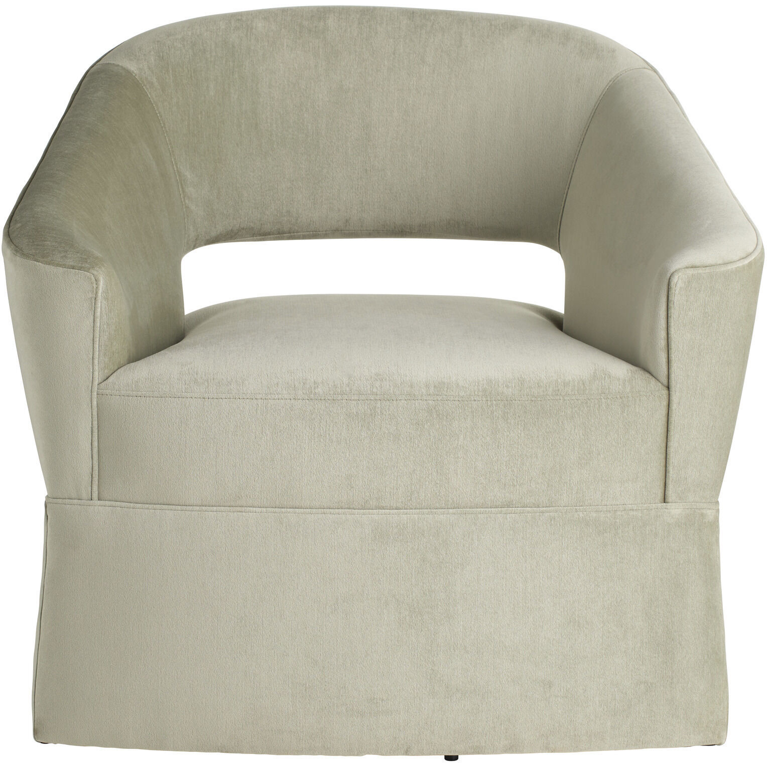 Lana Sage and Blackened Iron Lounge Chair