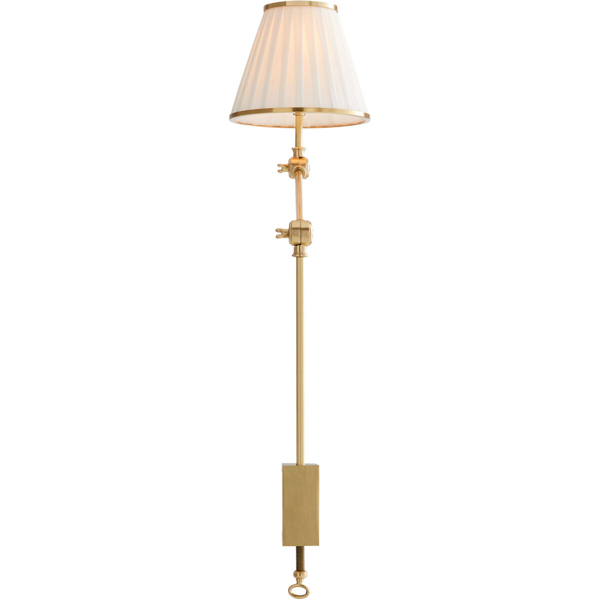 Tilt & Clamp 17 inch 40 watt Antique Brass Lamp Portable Light