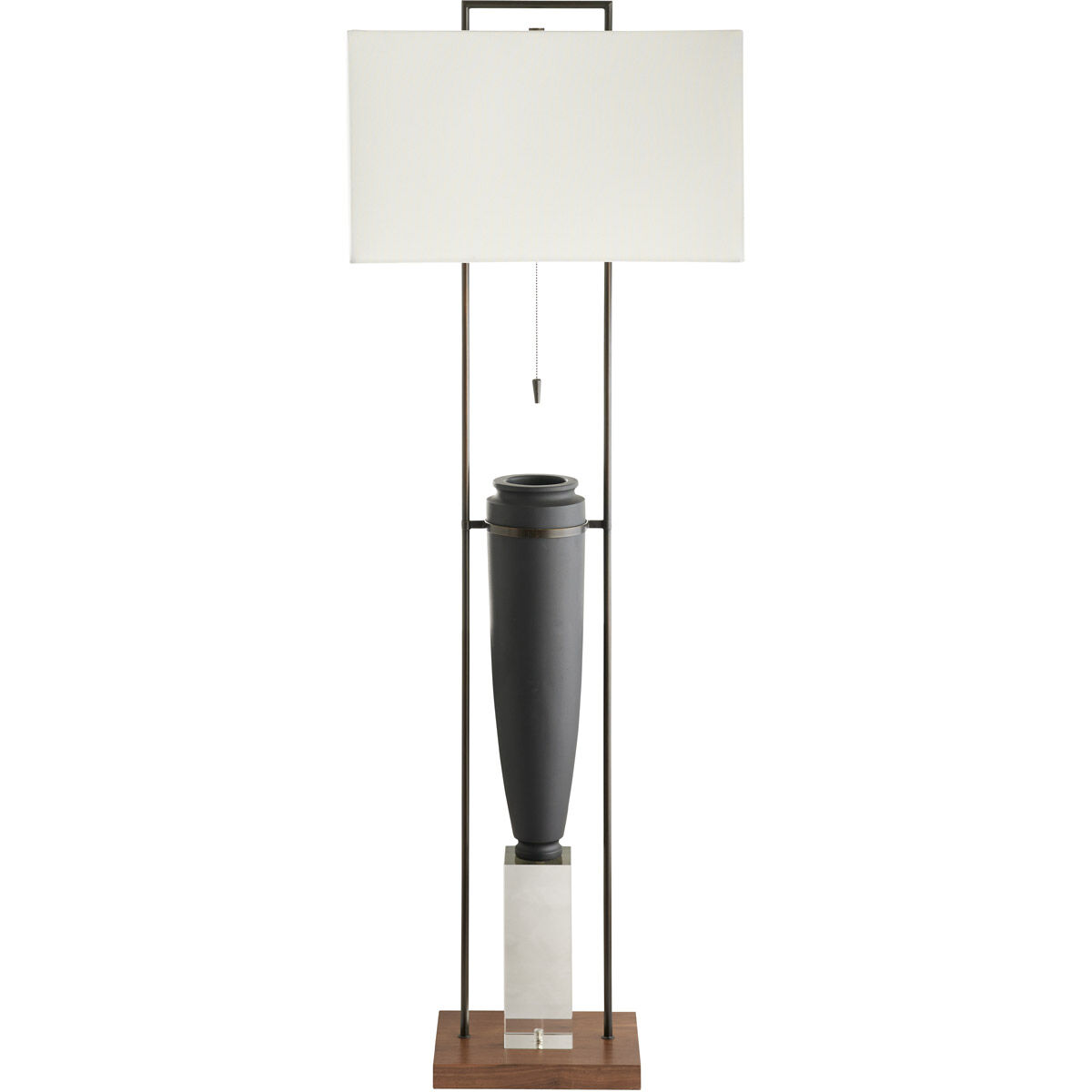 Foundry 68 inch 60.00 watt Charcoal Floor Lamp Portable Light