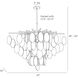 Tiffany 8 Light 42 inch Antique Brass Chandelier Ceiling Light