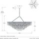Josephine 3 Light 44 inch Natural and Ivory and Antique Brass Chandelier Ceiling Light, Large
