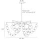 Genesis 5 Light 42 inch Antique Brass Chandelier Ceiling Light
