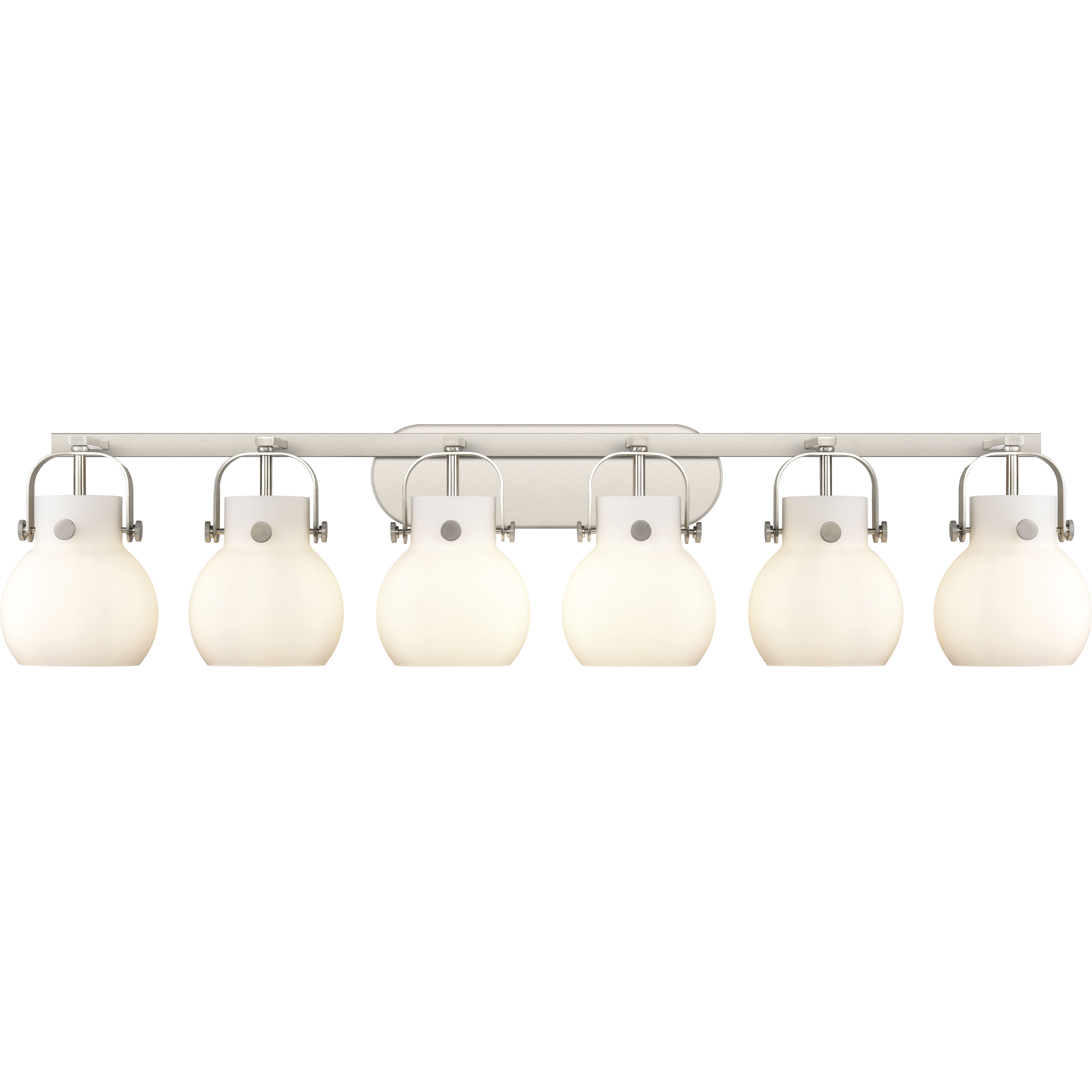 Pilaster II Sphere 6 Light 45.50 inch Bathroom Vanity Light