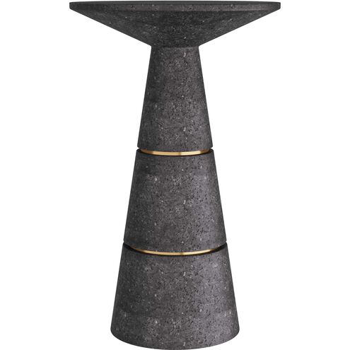 Verwall 12.5 inch Charcoal Accent Table