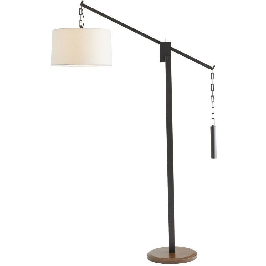 Counterweight 69 inch Aged Bronze Floor Lamp Portable Light