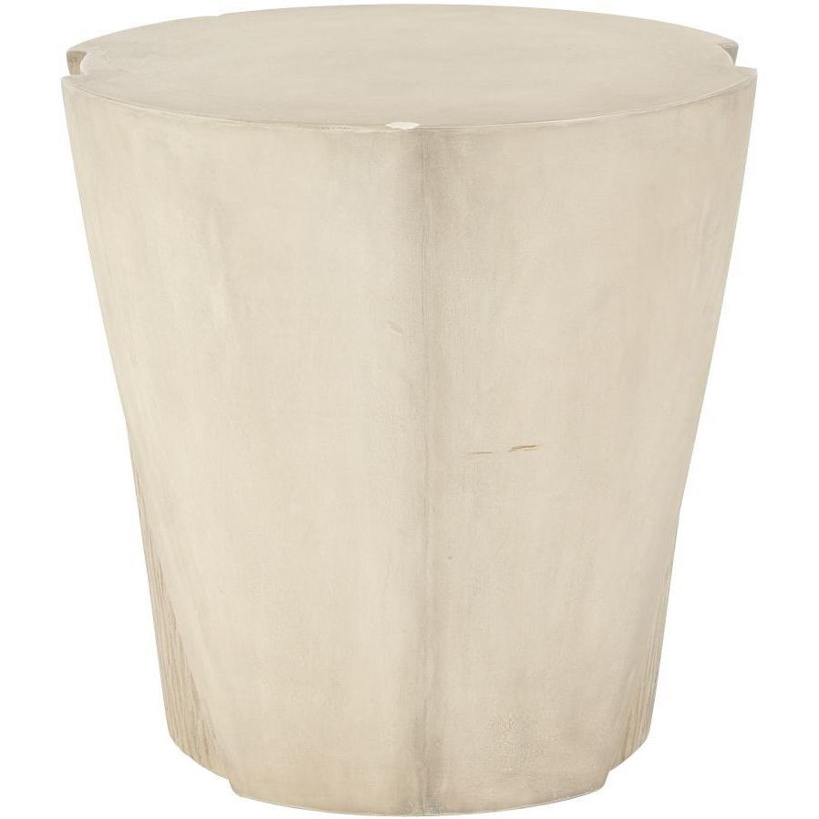 Creedon 20.5 inch Putty Outdoor End Table
