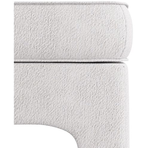 Ava 18 inch Stone Ottoman