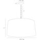 Anderson 3 Light 22.5 inch English Bronze Pendant Ceiling Light