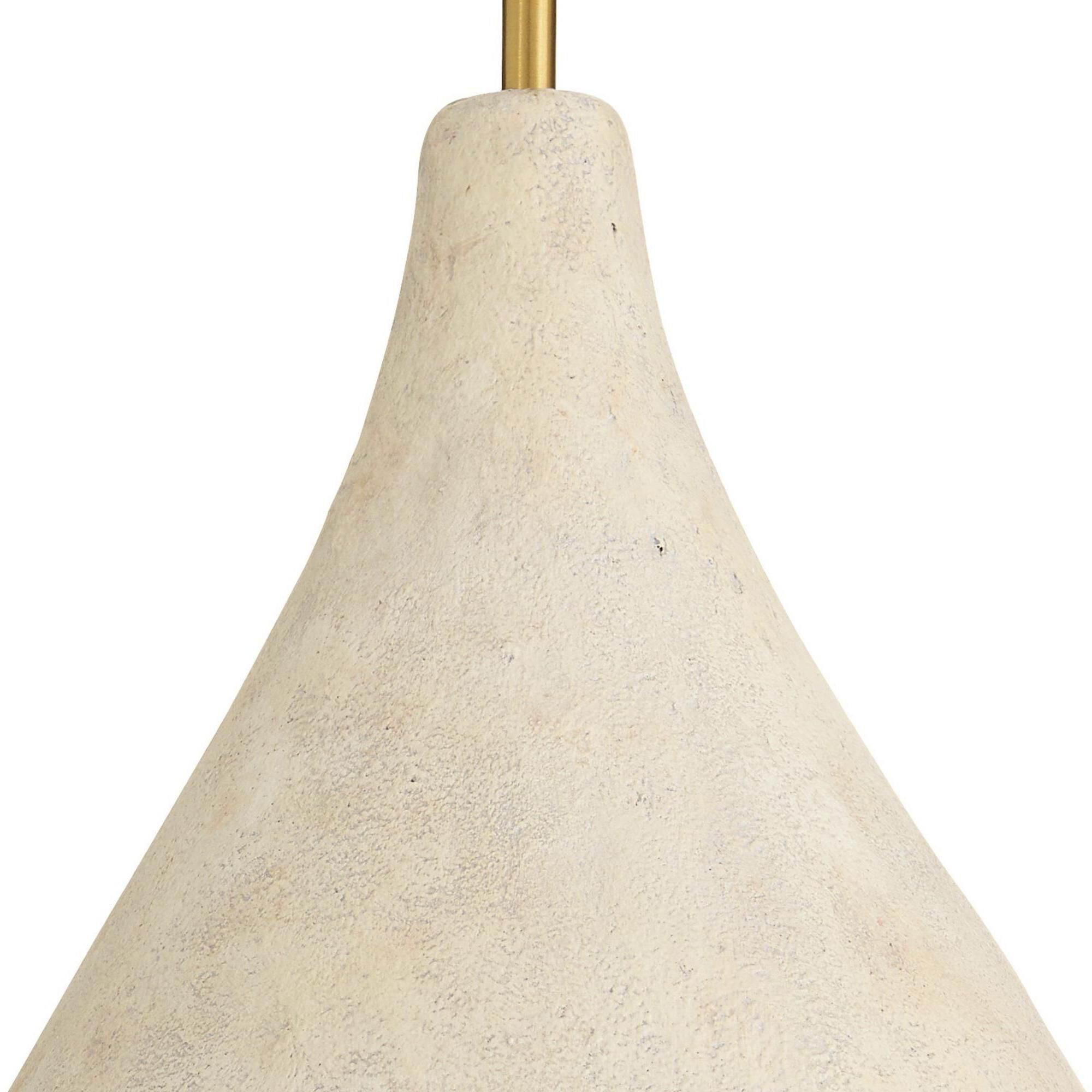 Marley 1 Light 14.5 inch Lime Wash and Bleached Natural Pendant Ceiling Light