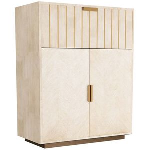 Upton 38.5 inch Smoke Cocktail Cabinet