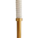Aaron 24 inch 60 watt Heritage Brass/Antique Brass/Cream/White Table Lamp Portable Light