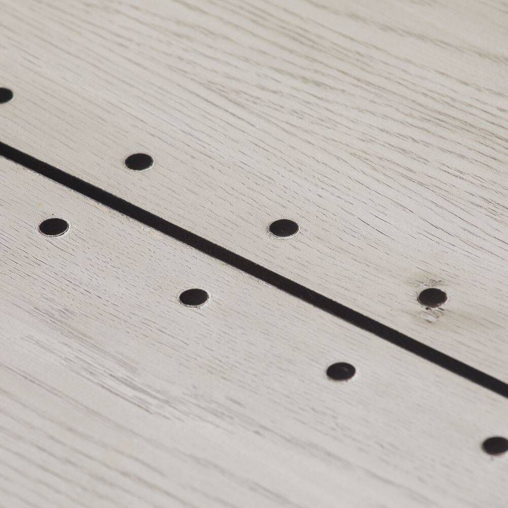 Halton 52 X 16.5 inch Smoke and Blackened Iron Cocktail Table