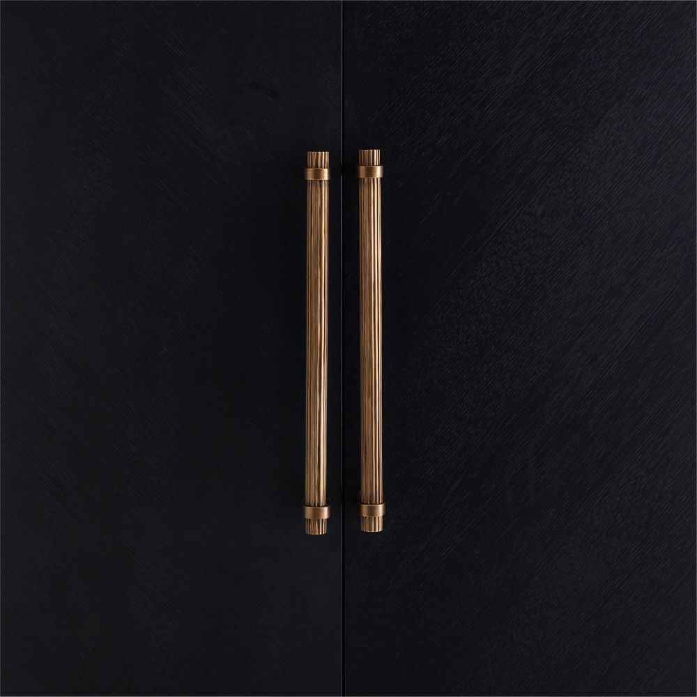 Cantu 40 inch Ebony Cocktail Cabinet