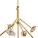 Alessia 29.5 X 29 inch Antique Brass Chandelier Ceiling Light