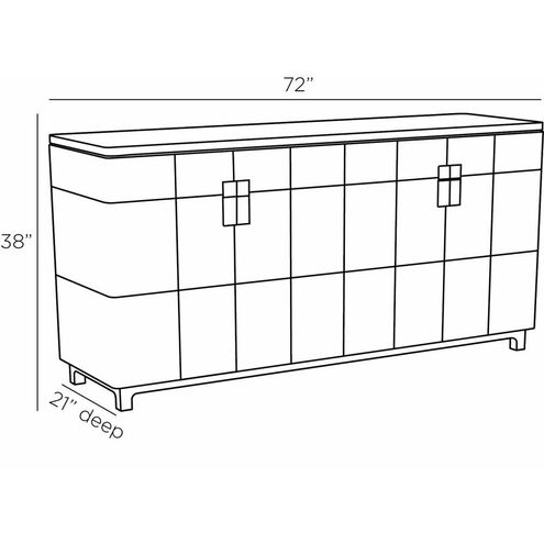 Braelyn 38 inch Ivory Credenza