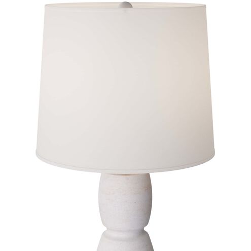 Werlow 28 inch 150.00 watt Ivory Table Lamp Portable Light