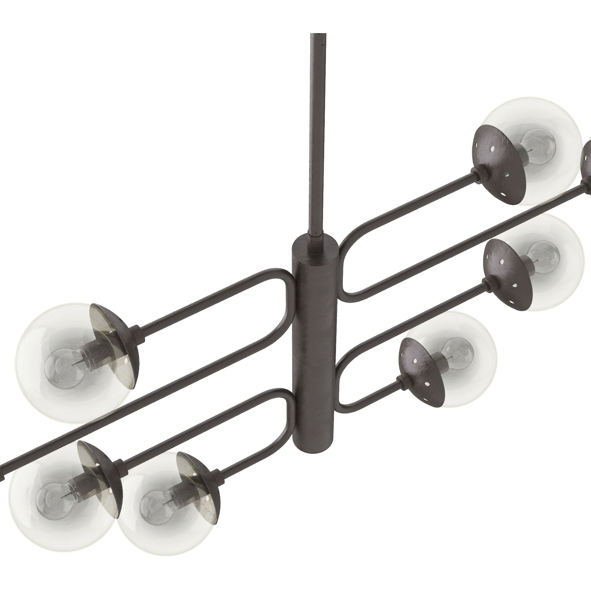 Baltimore 8 Light 39 inch English Bronze Chandelier Ceiling Light