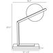 Zahar 20.5 inch Bronze Desk Lamp Portable Light
