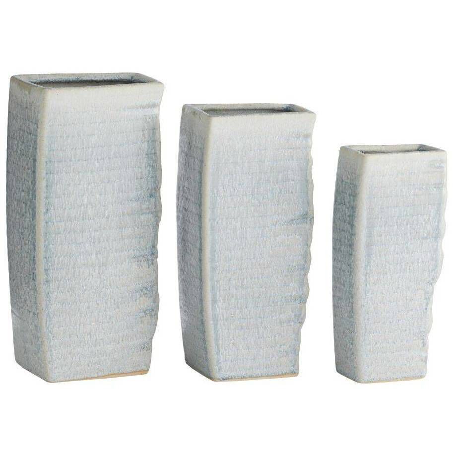 Fisher 11 X 6 inch Vases, Set of 3