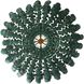 Bilal 6 Light 52 inch Eucalyptus Stain and Antique Brass Chandelier Ceiling Light