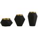 Lexington Charcoal Candleholders, Set of 3