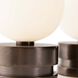 Pluto White Candleholders, Set of 2