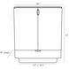 Pontevera 36 inch Morel Cocktail Cabinet