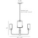 Yosef 4 Light 30 inch English Bronze Chandelier Ceiling Light