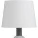 Stratus 20 inch 3 watt Swirl and Charcoal Rechargeable Accent Lamp Portable Light