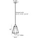 Rozuko 1 Light 10.5 inch White Pendant Ceiling Light