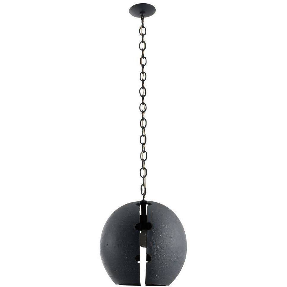 Hartland 1 Light 16 inch Matte Charcoal Pendant Ceiling Light