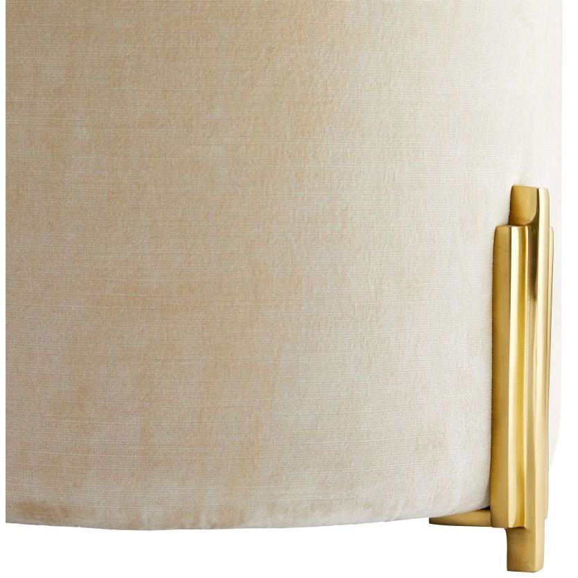 Warby 18.5 inch Sterling Velvet Ottoman