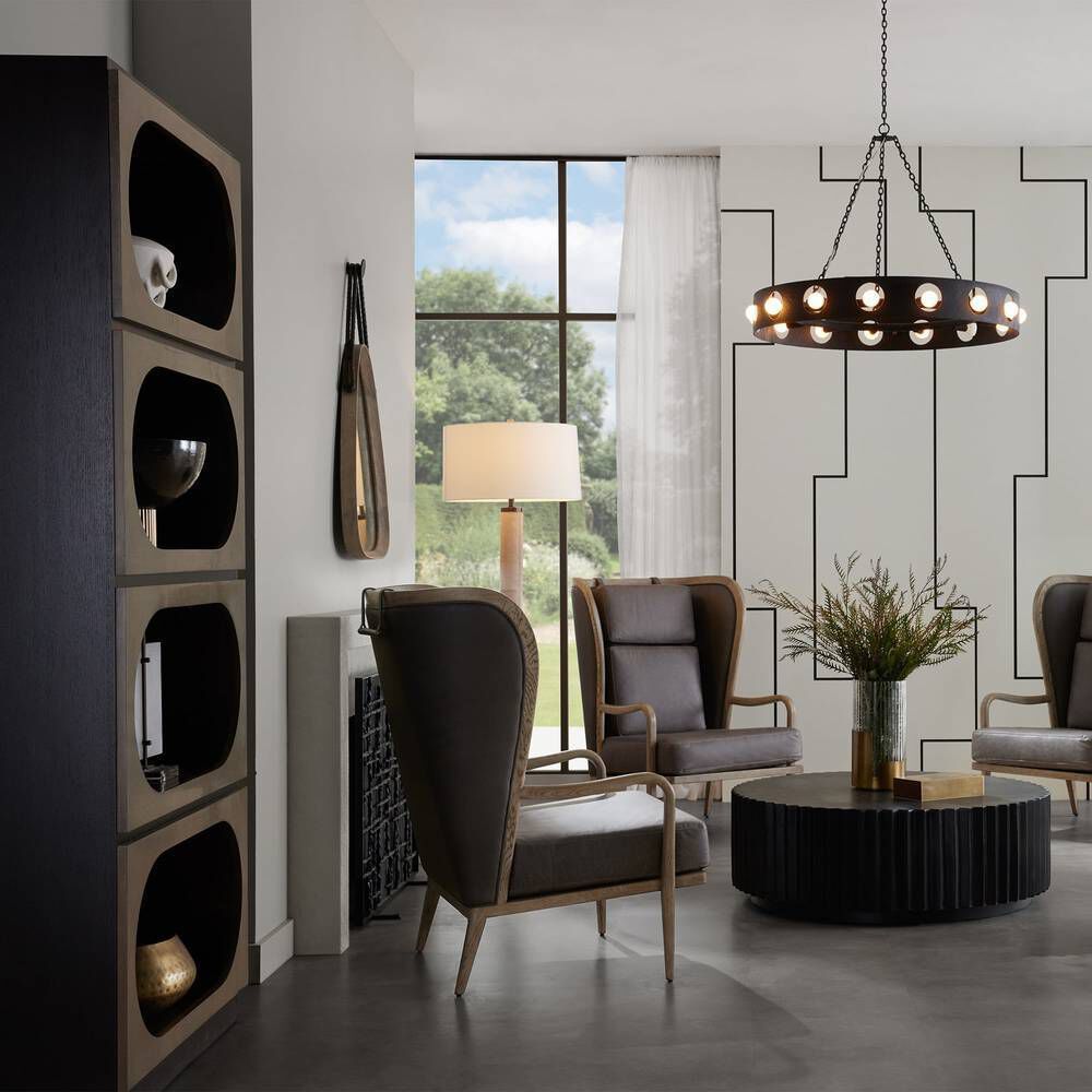 Reinhardt Dovetail Gray Bookcase