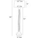 Serrano 68 inch 150 watt Umber Floor Lamp Portable Light
