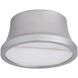 Louisa 1 Light 6.5 inch Vintage Silver Flush Mount Ceiling Light
