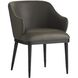Hershel Dim Gray and Ebony with Blackened Bronze Dining Chair