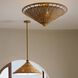 Terrace 2 Light 23 inch Natural Flush Mount Ceiling Light