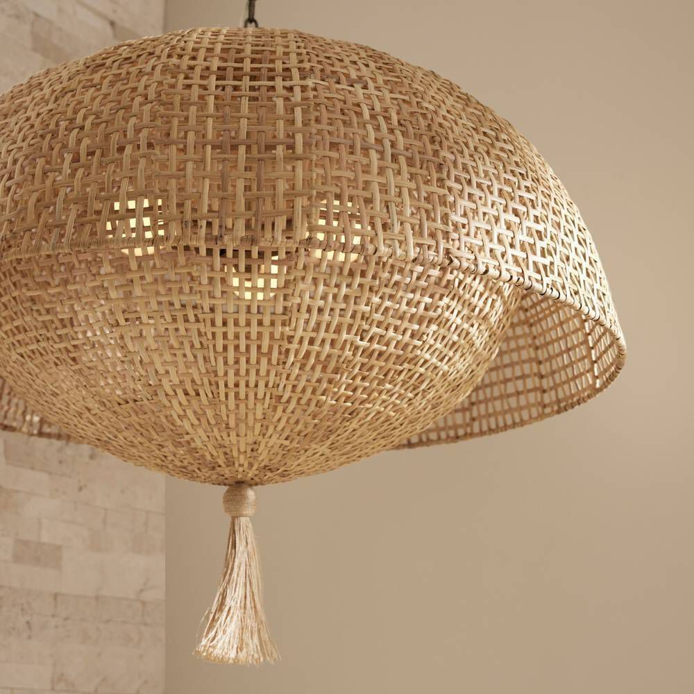 Cabana 1 Light Natural Pendant Ceiling Light