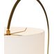 Bali Antique Brass Floor Lamp Portable Light