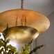 Florko 3 Light 24.5 inch Gold Leaf Chandelier Ceiling Light, Small