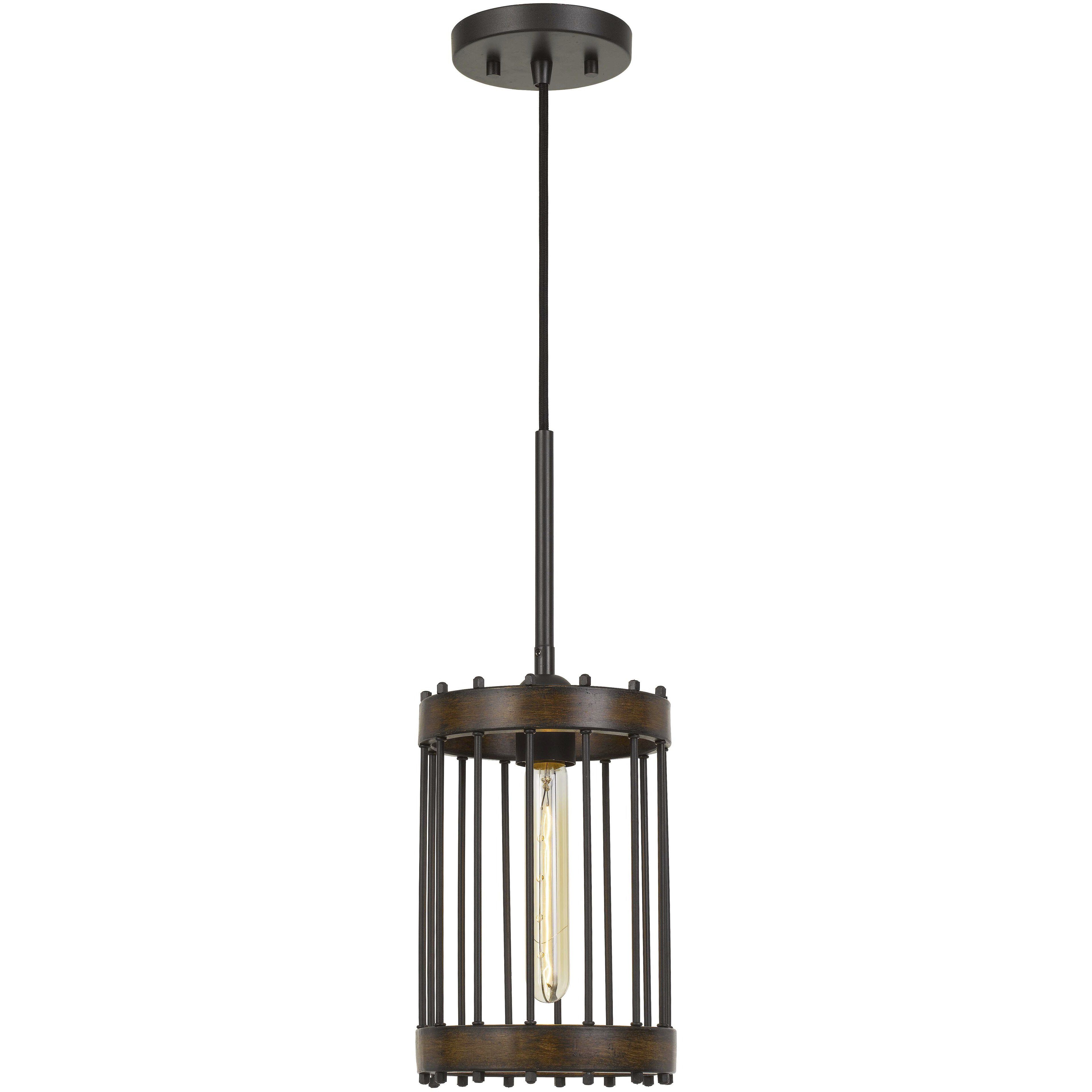 Cantania 1 Light 6.75 inch Painted Metal Pendant Ceiling Light