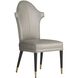Lincoln Morel and Ebony with Antique Brass Dining Chair
