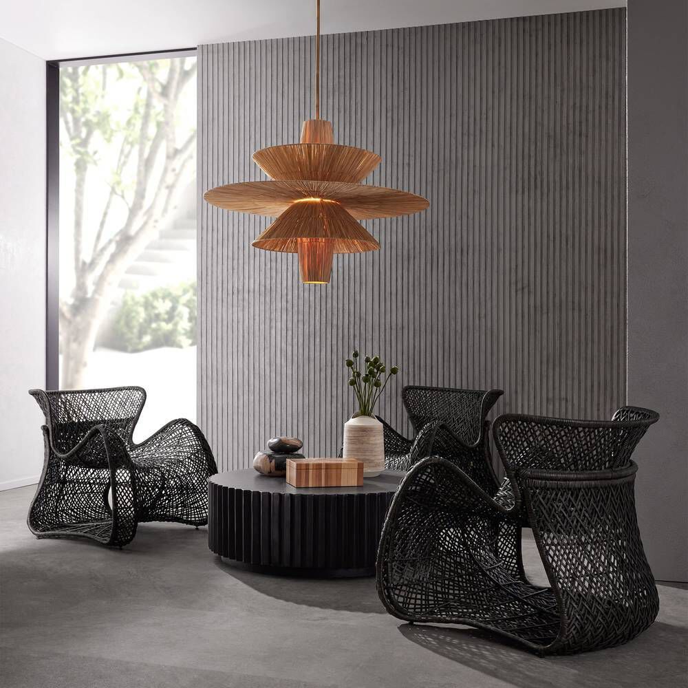 Reese 40.5 inch Black Coffee Table